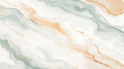 Poster - Elegant abstract design featuring soft colors and gentle textures on a clean white background
