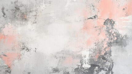 Poster - Modern concrete texture featuring streaks of soft pink and gray tones for contemporary design applications