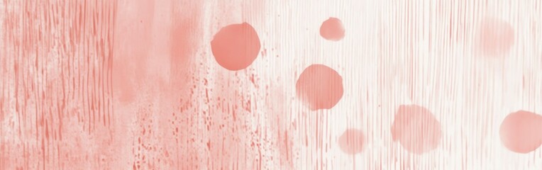 Aufkleber - Minimalist dotted design in muted coral hues creating a calming and inviting atmosphere for modern interiors