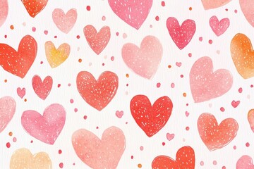 Poster - celebrate valentine with colorful love hearts, perfect for expressing affection and warmth in romant