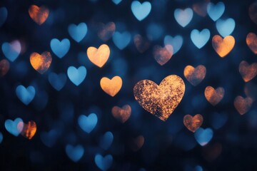 Poster - celebrate valentine with love in a beautiful heart-themed image, perfect for romantic occasions and 