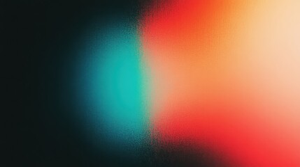 Poster - Abstract light composition with vibrant colors creating a soothing gradient effect for artistic backgrounds.