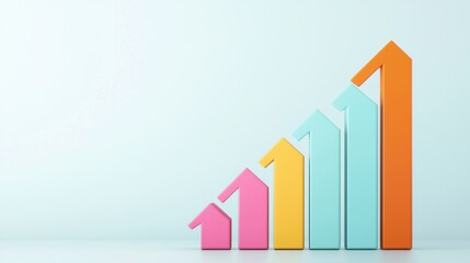 Poster - Business Chart Showing Viability of New Star with Growing Trends and Market Potential for Future Development