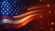 © btiger - 4th of July American Flag Background with Soft Lighting and Motion Effects