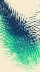 Leinwandbilder - Futuristic halftone gradient with neon shades showcasing a blend of deep blues and vibrant greens in a stunning visual display
