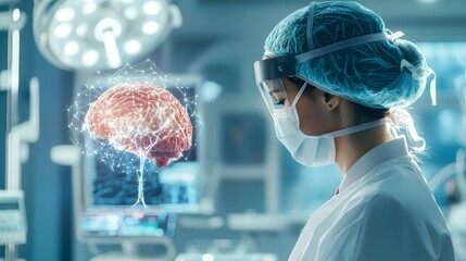 Poster - Cutting edge Surgical Suite Utilizing Quantum Computing Technology to Precisely Visualize Neural Pathways for State of the Art Brain Surgery Procedures