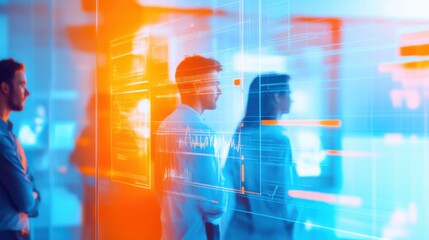 tech innovators analyzing data