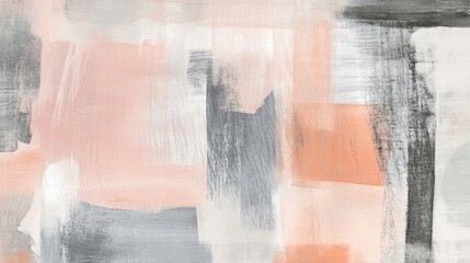Aufkleber - Abstract pencil strokes create an expressive composition with undefined marks in soft hues