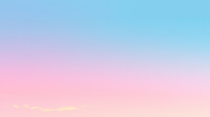 Poster - Serene gradient background transitioning from soft blue to gentle pink at sunset