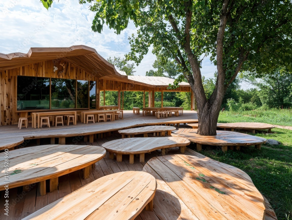 Innovative outdoor learning spaces for nature-based education in rural ...