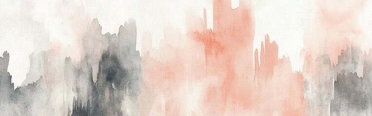 Leinwandbilder - Layered pencil strokes create a muted abstract landscape capturing subtle beauty and emotion