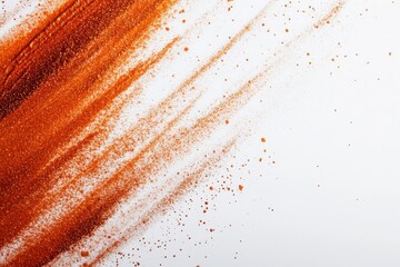 Aufkleber - A metallic rose gold brushstroke painted diagonally across a white surface features subtle glittery textures, adding elegance and chic appeal for cosmetic designs