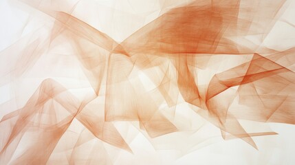 Poster - Abstract artwork featuring translucent pencil strokes with warm tones creating a dynamic flow of shapes and movements
