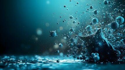 Poster - quantum computer simulation of thermodynamic equilibrium with 3d particle models demonstrating the p