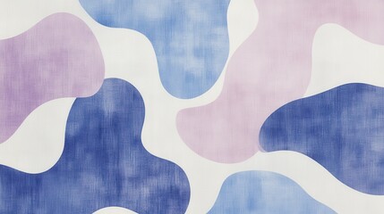 Poster - Colorful abstract design featuring minimalist pencil strokes in soft pastel shades across a textured background