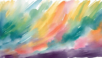 Poster - Bright Colorful Watercolor Paint Background Texture A Vibrant and Artistic Canvas for Creative Projects, Ideal for Graphic Design, Invitations, and Art Prints, Perfect for Adding a Splash of Color