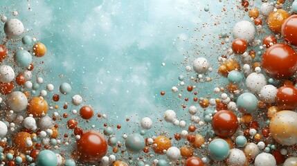 Poster - Quantum model visualizing the energy conservation and diffusion within a system of particles