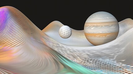 Poster - quantum simulation of gravitational forces in a two body system with planetary motion
