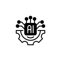 Poster - Automation Line Icon. linear style sign for mobile concept and web design. Outline vector icon.
