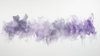 Aufkleber - Soft pastel gray strokes create an abstract texture conveying a serene atmosphere in contemporary art