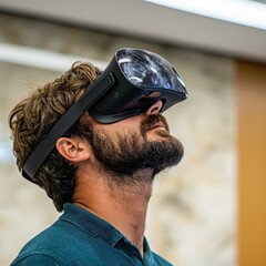 Poster - Virtual reality exploration of fossil fuel formations in a geology class interactive models of geological processes educational environment immersive learning experience