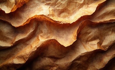 Poster - Textured Brown Paper Background Soft Natural Lighting Minimalist Design Warm Tones Simple Aesthetic