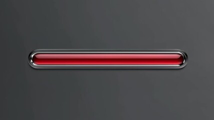 Poster - loading progress indicator displays a red bar on a sleek background