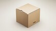 © Bionic - Stunning Photorealistic Image of a Blank Cardboard Box on White Background