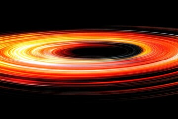Wall Mural - Abstract representation of a swirling black hole
