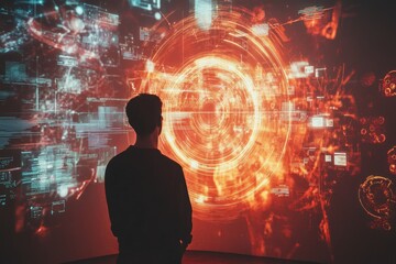 Poster - User Observing Digital Data Analysis and Visualization in a Futuristic Environment
