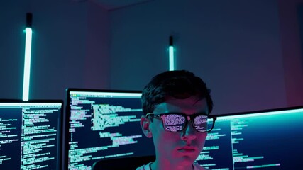 Poster - exploring the world of coding with digital screens and reflective glasses