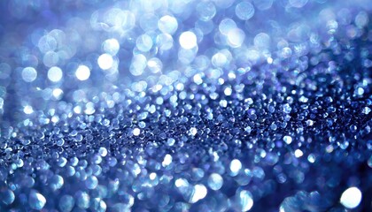 Poster - Enchanting Sapphire Glitter Bokeh Background with Unfocused Shimmer and Royal Blue Sparkle Perfect for Elegant Designs and Creative Projects