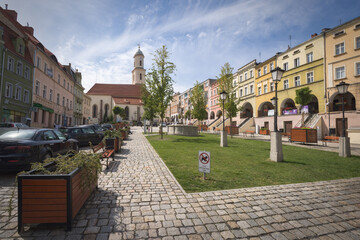 Charming Streets of Bolkow Blending History and Modern Life, Poland