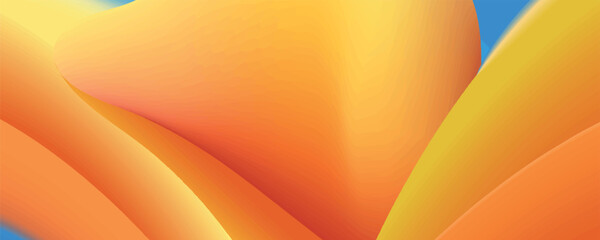 Aufkleber - Orange abstract background Abstract blurred gradient background colours with dynamic effect