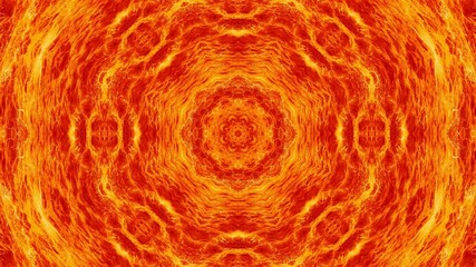 Wall Mural - abstract red seamless kaleidoscope 4k loop animation