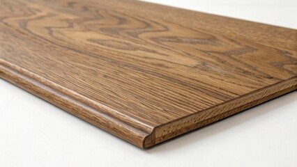 Aufkleber - A close examination of a single plank highlighting its luxurious finish and soft texture. The intricate grain patterns tell a story of natural origin while the smooth surface