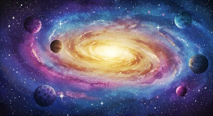 planet in space