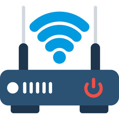 Wall Mural - Router Icon