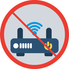 Poster - No Router Icon