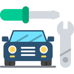 Poster - Car Service Icon