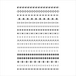 © TukTuk Design - Star divider border frame horizontal line vector shape icon for decorative vintage doodle element for design in vector illustration