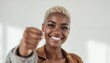 © satsatsat.studio - Smiling Woman's Close-Up Portrait:  A Bright, Confident, and Approachable Style