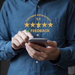 Aufkleber - Detailed Customer Satisfaction Survey Concept for Analyzing Feedback and Improving Services Effectively