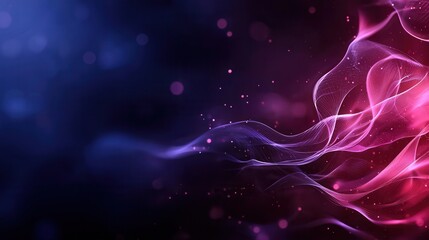 Wall Mural - A pink and blue abstract background with a lot of smoke