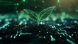 © The Little Hut - Emerging Green Leaf Technology in Digital Conceptual Environment : Generative AI