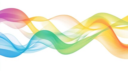 Poster - Dynamic abstract illustration representing digital transformation, colorful lines, and growth concepts, emphasizing leadership, innovation, and modern technology for progressive business strategies