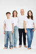 © Stefanie - Family portrait of mother and father with two teenage kids.
