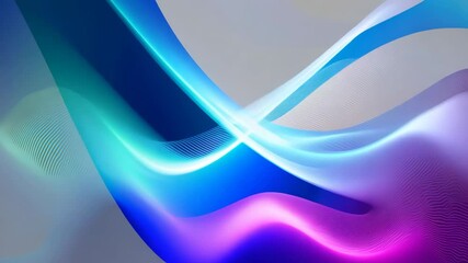 Wall Mural - Whimsical and Vibrant Abstract Flow with Luminous Shade Transformation and Contemporary Backdrop