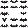 © AU Vector Images - set of bats