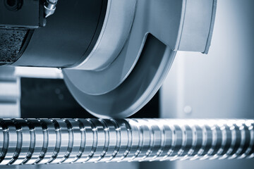 Poster - Engine gear wheels, industrial background